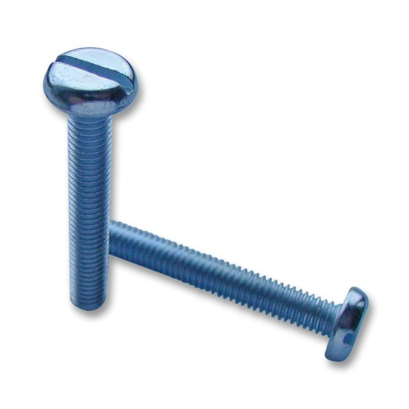 TR Fastenings (M312 PSBRMCN100-) Machine Screw  M3  12 mm  Brass  Nickel