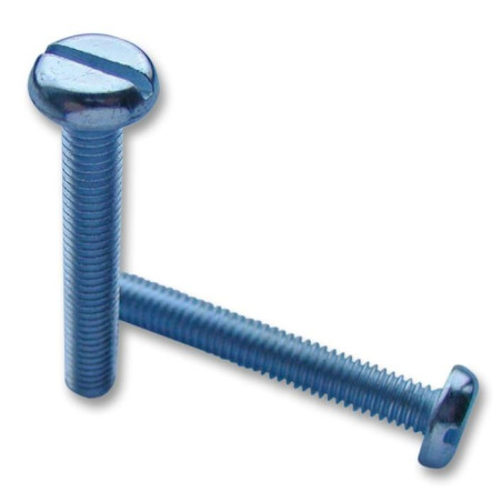 TR Fastenings (M312 PSBRMCN100-) Machine Screw  M3  12 mm  Brass  Nickel