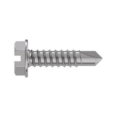 TR Fastenings (4.8 X 16 WFSTDX Z100 DIN7504) Hex Head Slotted Screws