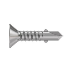 TR Fastenings (6.3 X 80 KTSTDX Z100 WINGED) Countersunk Head Screws