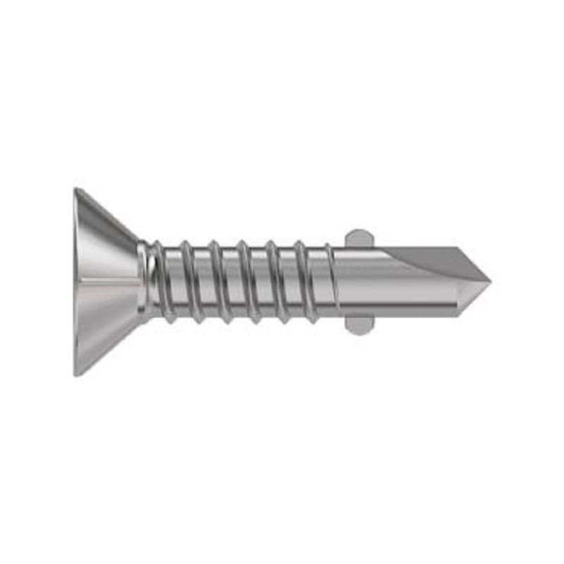 TR Fastenings (6.3 X 80 KTSTDX Z100 WINGED) Countersunk Head Screws