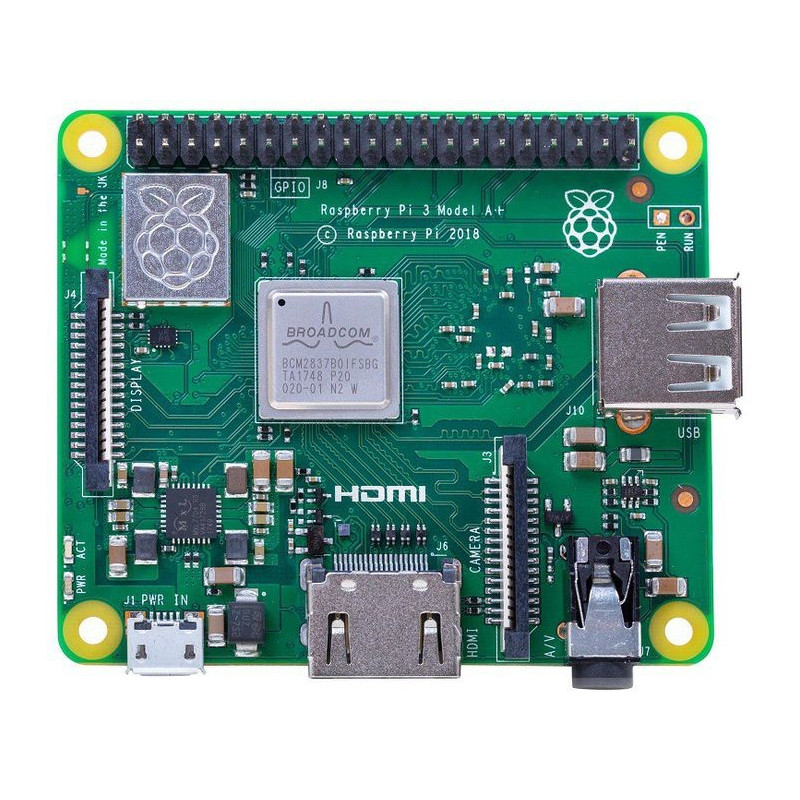 Raspberry Pi 3 Model A+   RPI3-MODAP - Single Board Computer