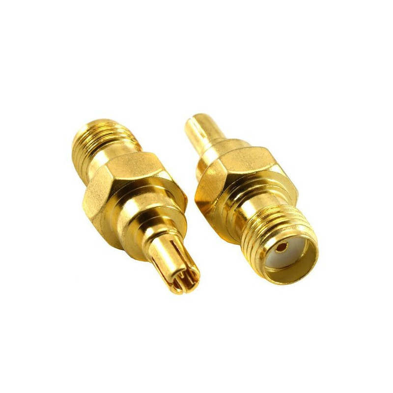 Golden SMA Female To CRC9 Adapter