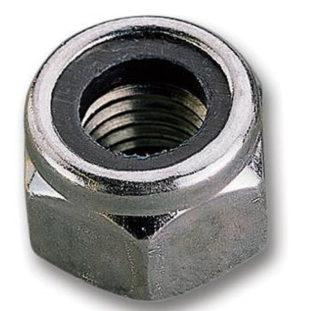 TR Fastenings (M8-N5ST-Z50-)Self-LockingNut  Nyloc  Steel