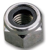 TR Fastenings (M8-N5ST-Z50-)Self-LockingNut  Nyloc  Steel