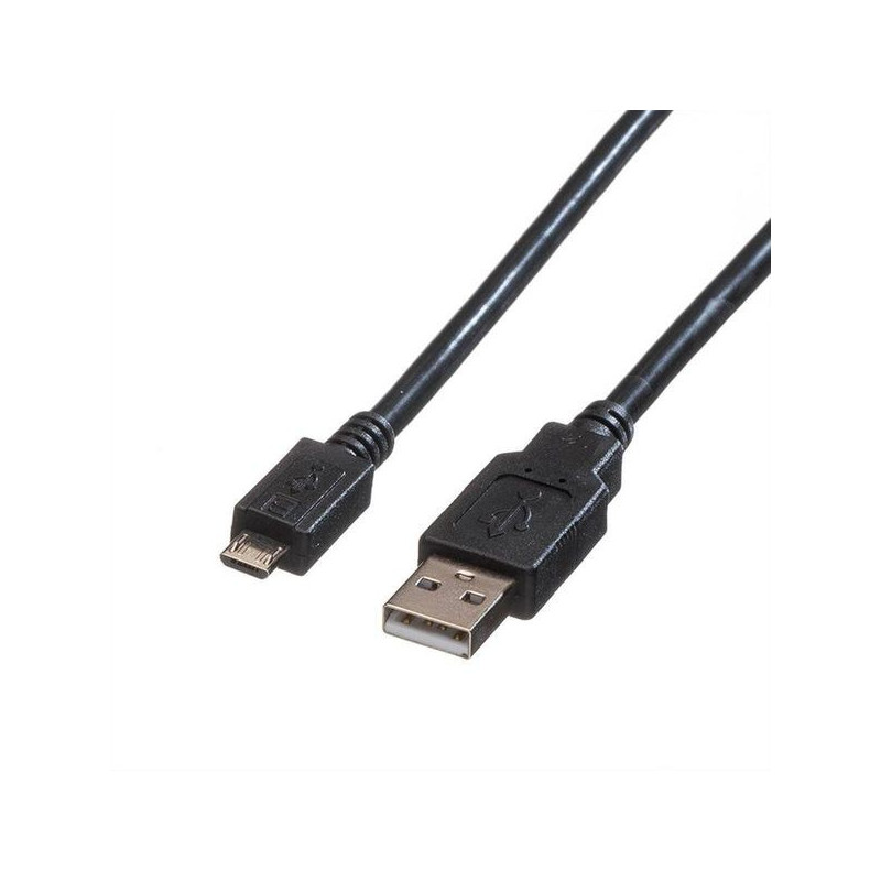 USB Cable  2m USB to Micro USB  Black - MC000950  Multicomp