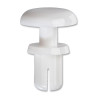 TR Fastenings (TRSR 3100 W) Snap Rivet  White  Nylon 6