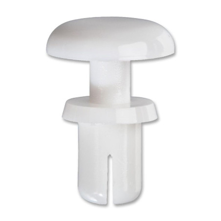 TR Fastenings (TRSR 4155 W) Snap Rivet  White  Nylon 6