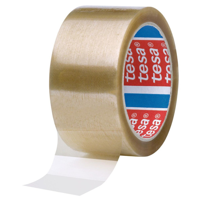 Tesa (04089-00252-06) Packaging Tape  PP (Polypropylene)  50 mm x 66 m