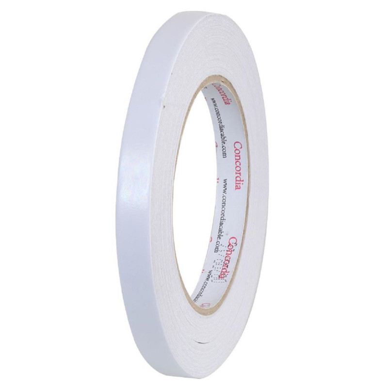 Pro Power (ADST12X33) Double Sided Tape  Paper  Black  12 mm x 33 m