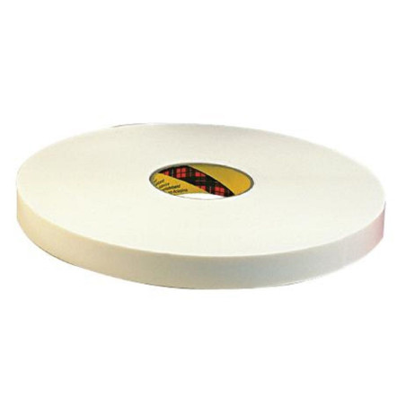 3M (9546 19MM) Foam Tape  Double Sided  Polyurethane  White  19 mm x 66 m