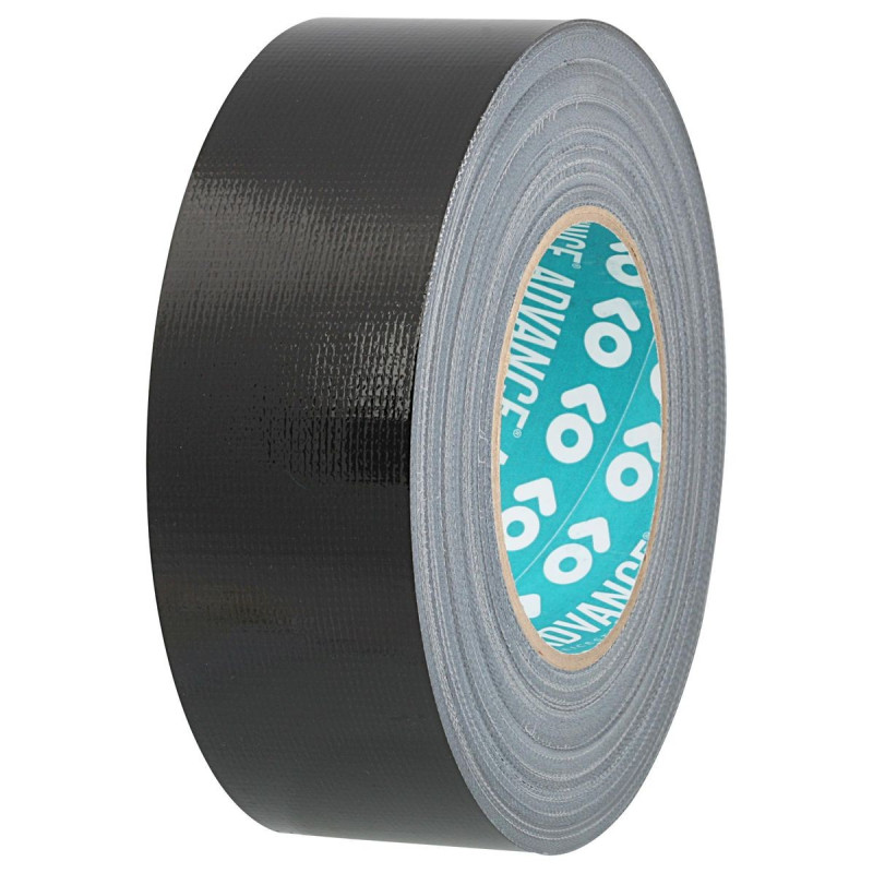 Advanced Tapes (AT175 BLACK 50M X 50MM) Duct Tape  50 mm x 50 m