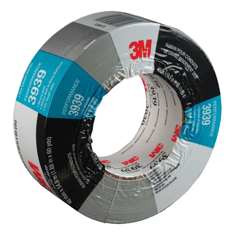 3M (3939 SILVER 2 IN X 60 YD) Duct Tape  48 mm x 54.8 m