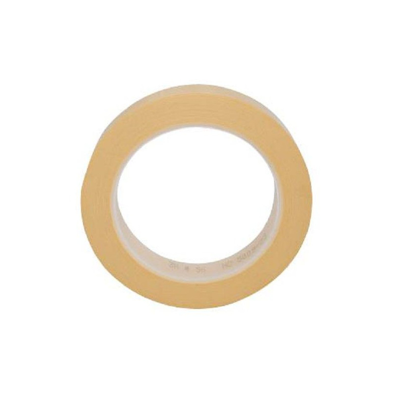 3M (56 25MM) Electrical Insulation Tape  Polyester Film  Yellow  25mmx66m