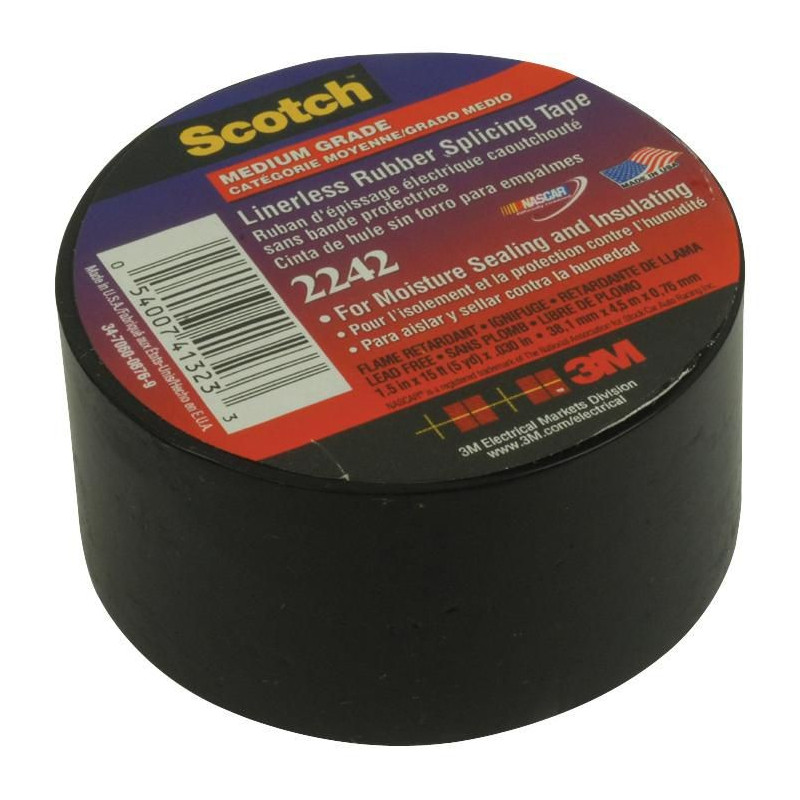 3M (2242-1-1/2X15FT) Electrical Insulation Tape  38.1 mm x 4.57 m