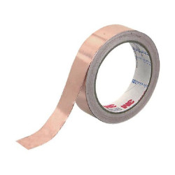 3M (1181 TAPE (1X18YDS) Tape  Copper Foil  25.4 mm x 16.5 m"