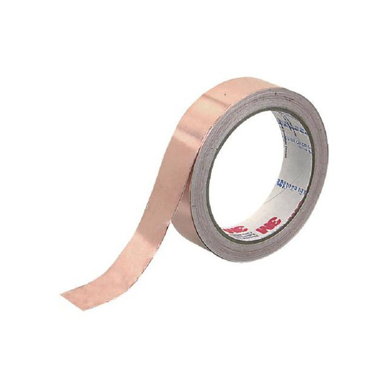 3M (1181 TAPE (1X18YDS) Tape  Copper Foil  25.4 mm x 16.5 m"