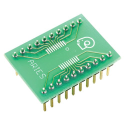 Aries (LCQT-SSOP20) IC Adapter - 20-SSOP to 20-DIP