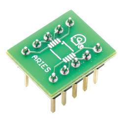 Aries (LCQT-MSOP10) IC Adapter - 10-MSOP to 10-DIP