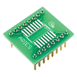 Aries (LCQT-SOIC16W) IC Adapter - 16-SOICW to 16-DIP