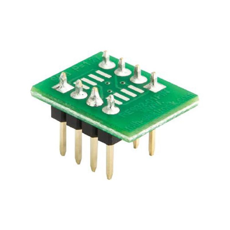 Roth Elektronik (RE932-01PIN) IC Adapter - 8-SOIC to 8-DIP - 7.62mm Row