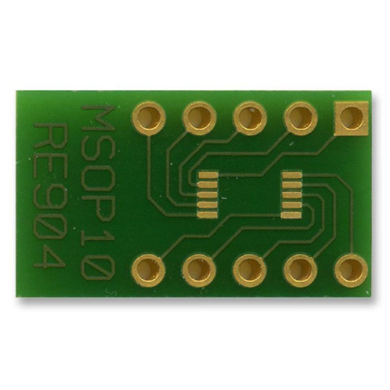 Roth Elektronik (RE904) Multiadaptor - MSOP-10 - Epoxy Glass Composite