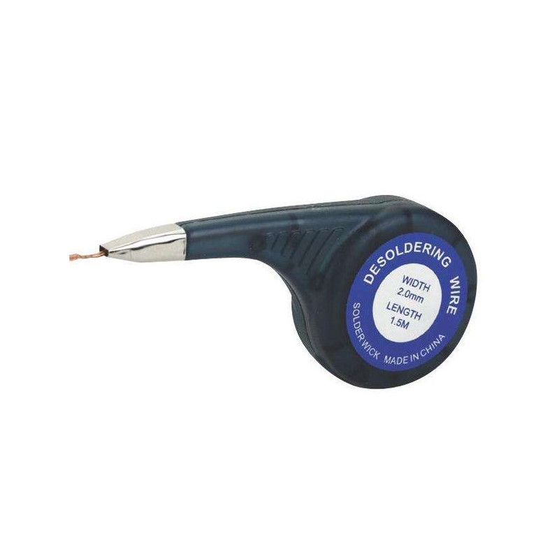 Duratool: Desoldering Wire - Black - 1.5 m Length - DT000081