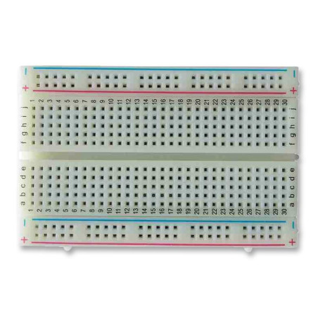 Multicomp Pro (MCBB400) Breadboard - Solderless - ABS - 8.3mm - 54.5mm x 83.5mm