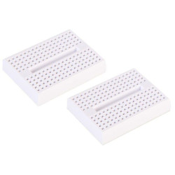 Pro Signal (PSG-BB-170W-2BP) Breadboard - 170 Pi - White - 2pk - 34.5mm