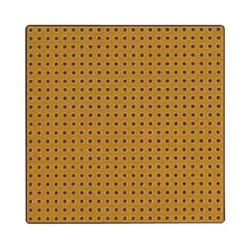 Vector Electronics (64P44WE) PCB - Punchboard - No Clad - Epoxy Glass