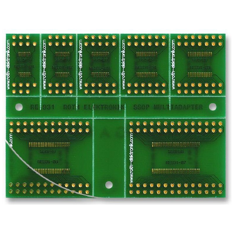 Roth Elektronik (RE931) Multiadaptor  SMD  FR4  Epoxy Glass Composite