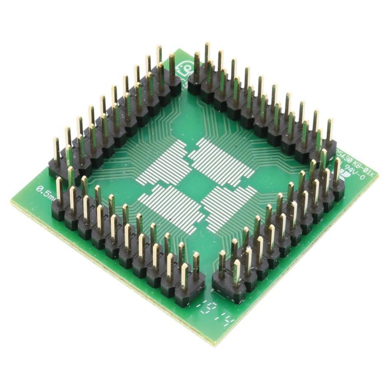 Aries (LCQT-QFP0.65-52) IC Adapter  52-QFP to 52-PGA