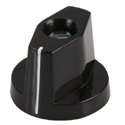 Mentor (352.61) Knob  Round Shaft  6 mm  Plastic