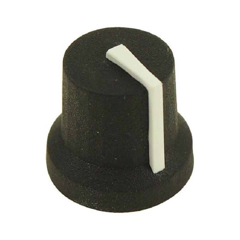 Multicomp Pro (MC170841CR) Knob  Splined Shaft  6 mm  Rubber