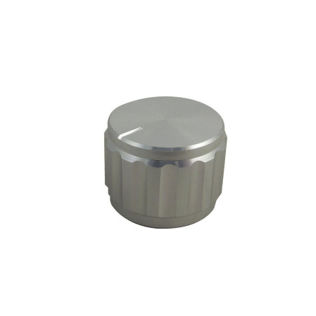 Multicomp Pro (20T-2D) Knob  Round Shaft  6.35 mm  Aluminium