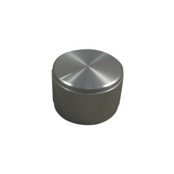 Multicomp Pro (061-6006) Knob  Round Shaft  6.35 mm  Aluminium