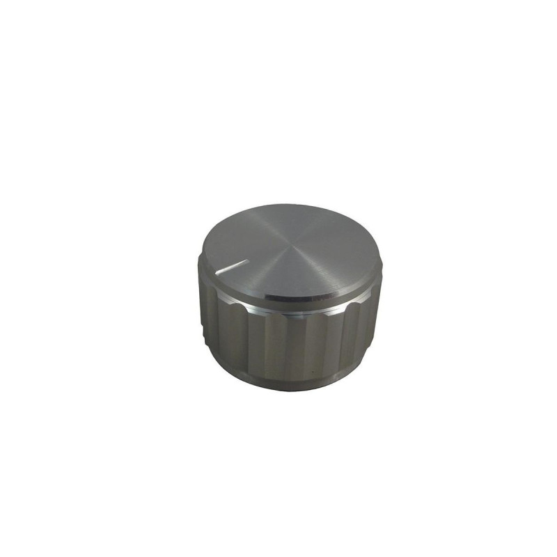 Multicomp Pro (25T-2T) Knob  Round Shaft  6.35 mm  Aluminium