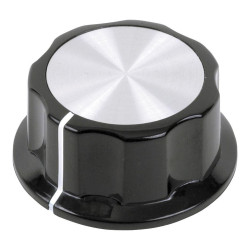 Multicomp Pro (MC21051) Knob  Round Shaft  6.4 mm  Plastic