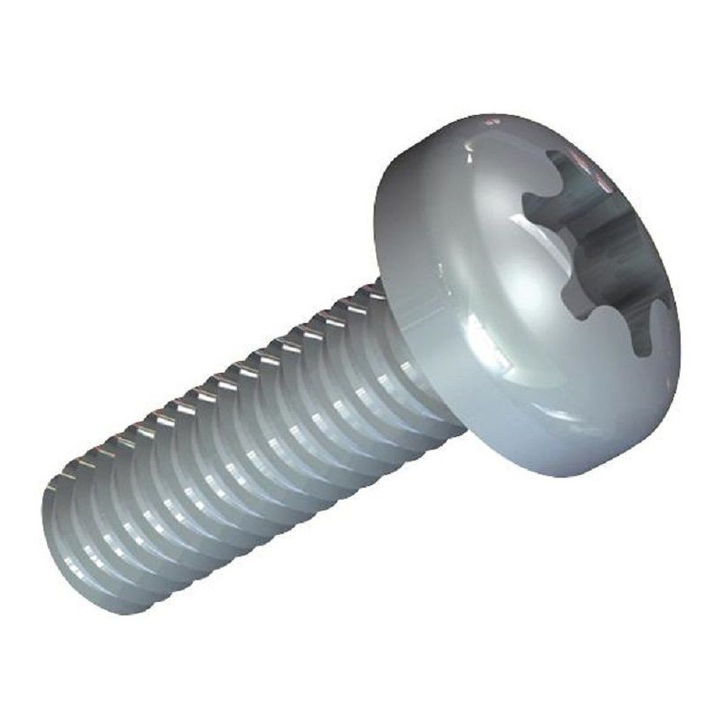 TR Fastenings (M4 12 PTSTMC Z100) Machine Screw  M4  12 mm