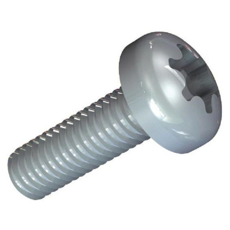 TR Fastenings (M4 12 PTSTMC Z100) Machine Screw  M4  12 mm