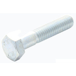 TR Fastenings (M6 30 HH88BL Z100) Hex Bolt  100 Box  M6  Hex  30 mm  Steel