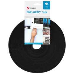 Velcro (VEL-OW64140) Tape, Hook and Loop, Strap, Roll, Black