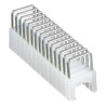 Klein Tools (450-002) Insulated Staple, 8 x 8 mm, Silver/White