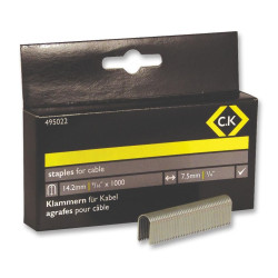 CK Tools (495022) Pack of 1000 Heavy Duty 7.5 x 14.2mm Staples