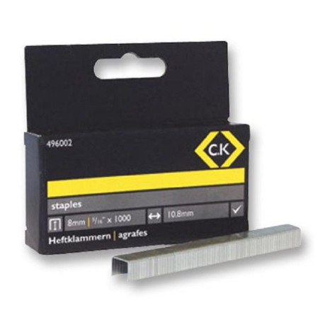 CK Tools (496002) Pack of 1000 Heavy Duty 10.5 x 8mm Staples 