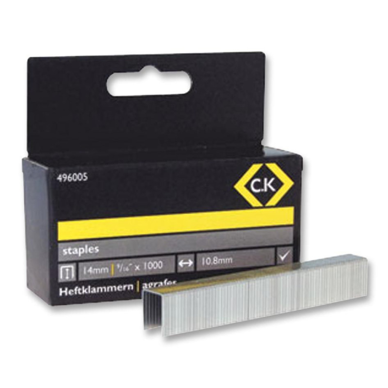 CK Tools (496005) Pack of 1000 Heavy Duty 10.5 x 14mm Staples