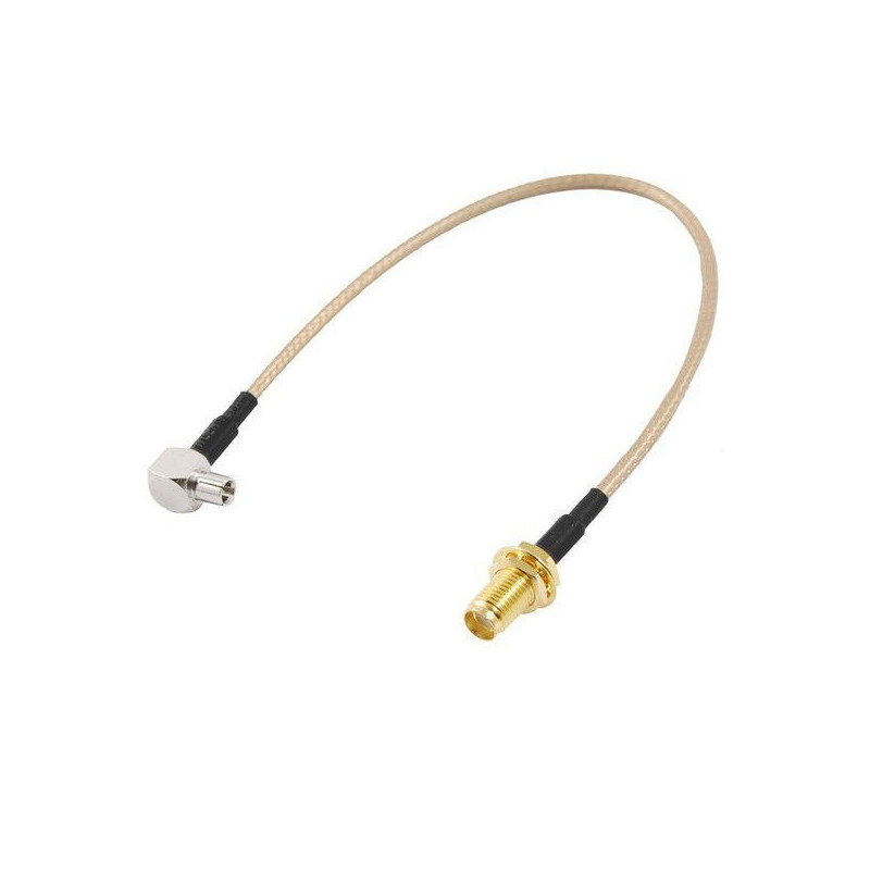 RF Adapter 20cm cable SMA female To right angle TS9 male plug RG316 cable