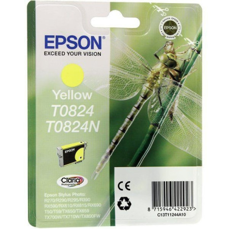 Epson T0824 (EPT0824-YL) Yellow Ink Cartridge