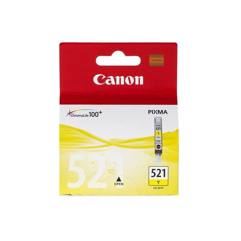 Canon 521 (CAN521-YL) Yellow  Ink Cartridge