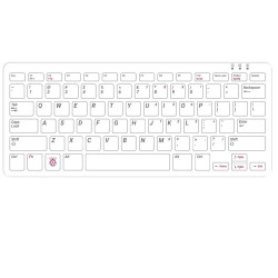 Raspberry Pi Keyboard, Red/White, US Layout, Wired